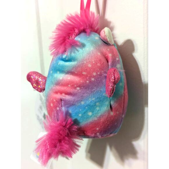 Squishmallow Faisah The Pegasus Tie Dye Stuffed Plush 4-inch Christmas Ornament - Picture 4 of 8